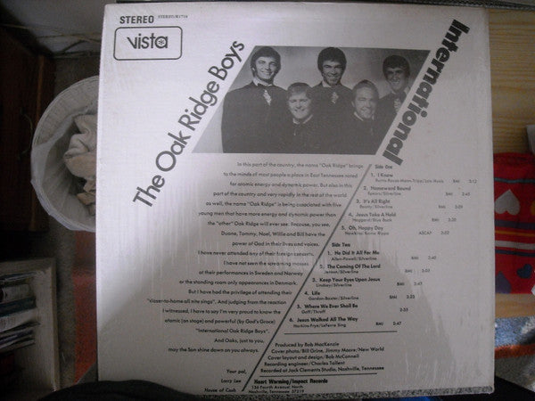 The Oak Ridge Boys : International (LP, RE)