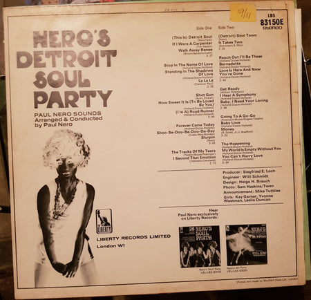 Paul Nero Sounds* : Nero's Detroit Soul Party (LP)