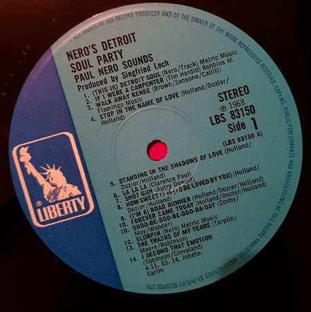 Paul Nero Sounds* : Nero's Detroit Soul Party (LP)