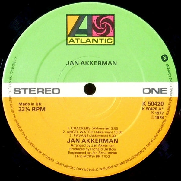 Jan Akkerman : Jan Akkerman (LP, Album)