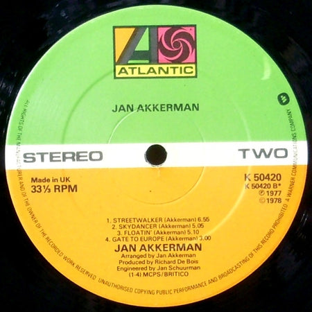 Jan Akkerman : Jan Akkerman (LP, Album)
