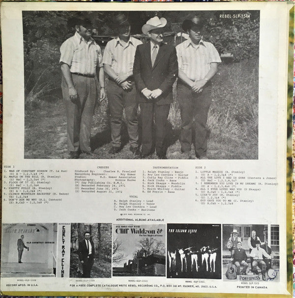 Ralph Stanley And The The Clinch Mountain Boys : Play Requests (LP, Album)