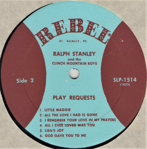 Ralph Stanley And The The Clinch Mountain Boys : Play Requests (LP, Album)