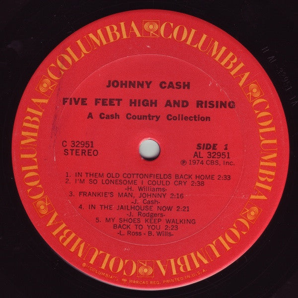 Johnny Cash : Five Feet High And Rising / A Cash Country Collection (LP, Comp)