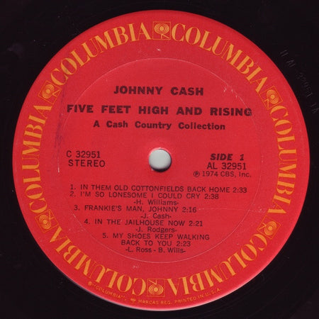 Johnny Cash : Five Feet High And Rising / A Cash Country Collection (LP, Comp)