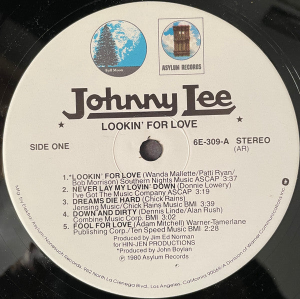 Johnny Lee (3) : Lookin' For Love (LP)