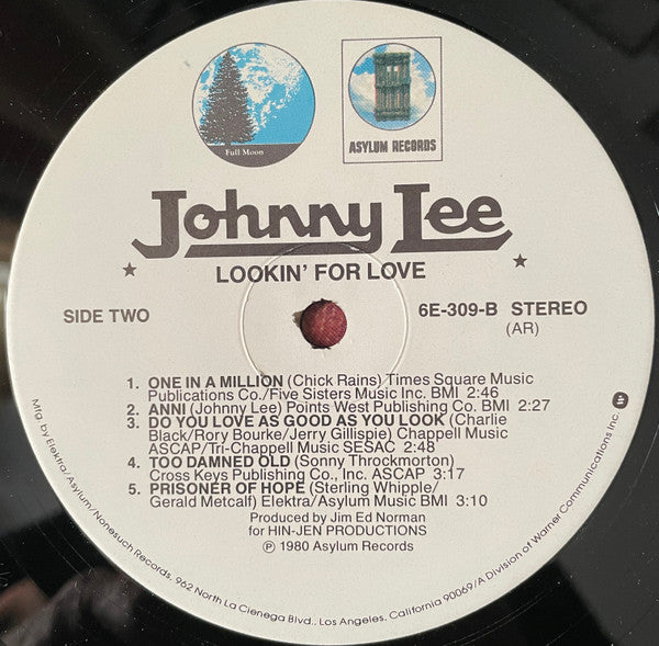 Johnny Lee (3) : Lookin' For Love (LP)