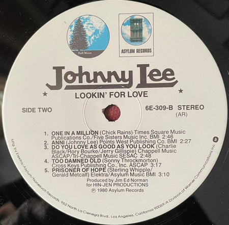 Johnny Lee (3) : Lookin' For Love (LP)