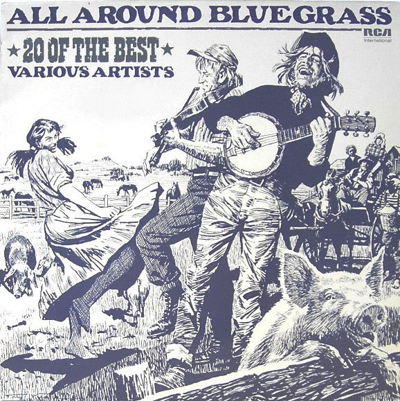 Various : All Around Bluegrass - 20 Of The Best (LP, Comp)