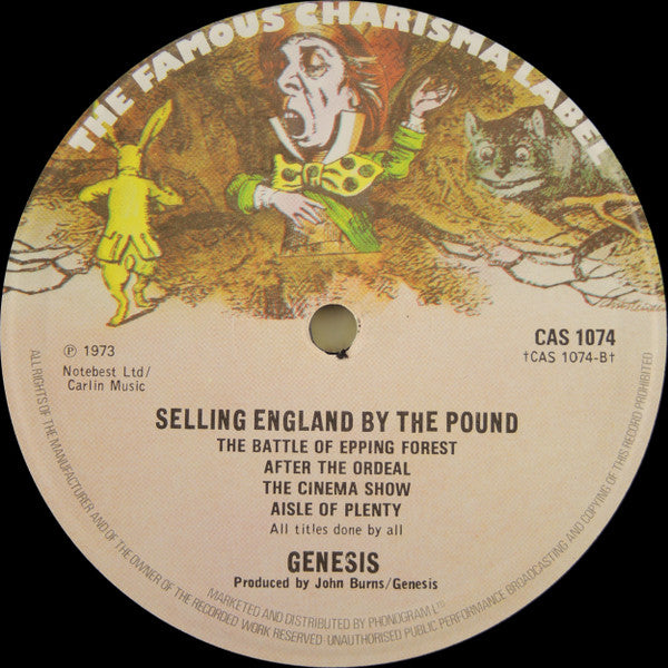 Genesis : Selling England By The Pound (LP, Album, RE, Sma)