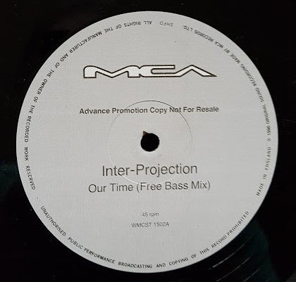 Inter Projection : Our Time (12", Promo)