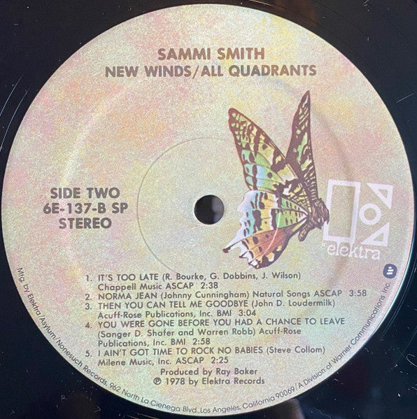 Sammi Smith : New Winds • All Quadrants (LP, Album, SP )