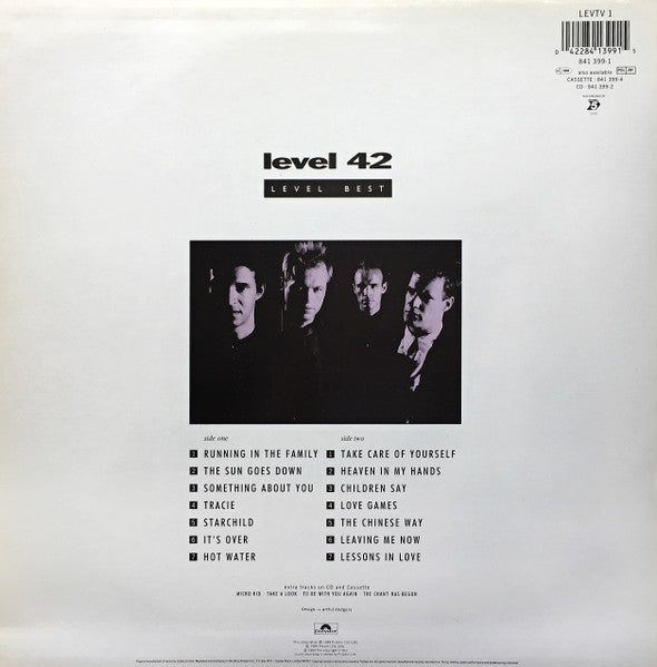 Level 42 : Level Best (LP, Album, Comp, Glo)