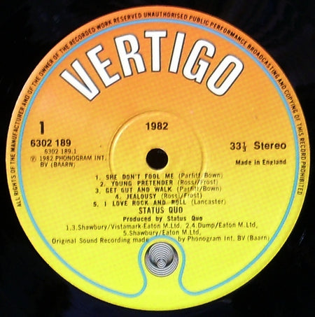 Status Quo : 1+9+8+2 = XX (LP, Album, Emb)