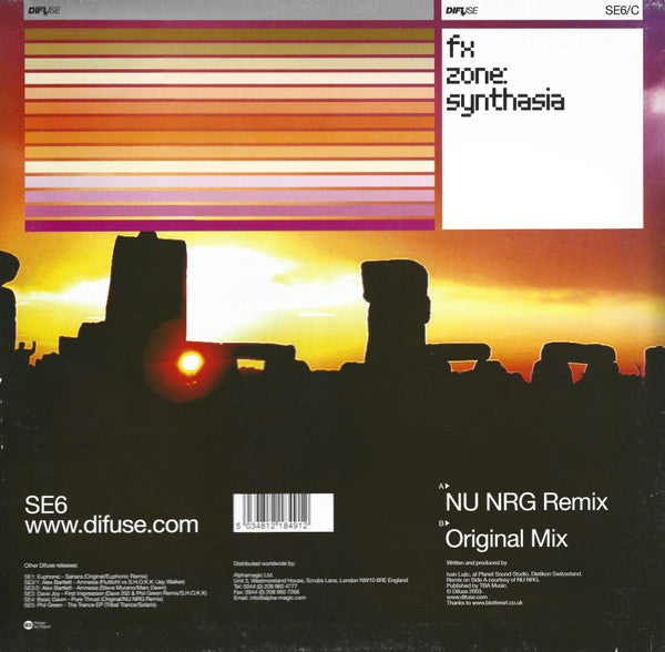 FX Zone : Synthasia (12")