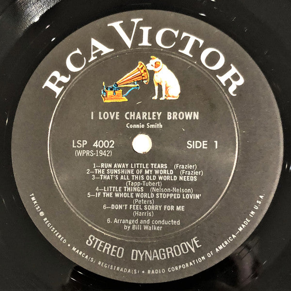Connie Smith : I Love Charley Brown (LP, Album)