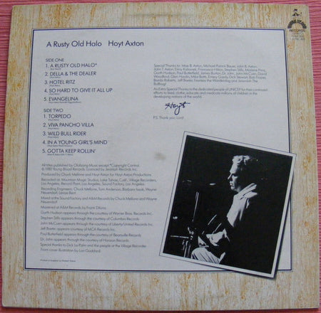 Hoyt Axton : A Rusty Old Halo (LP)