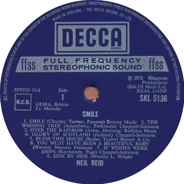 Neil Reid (3) : Smile (LP)