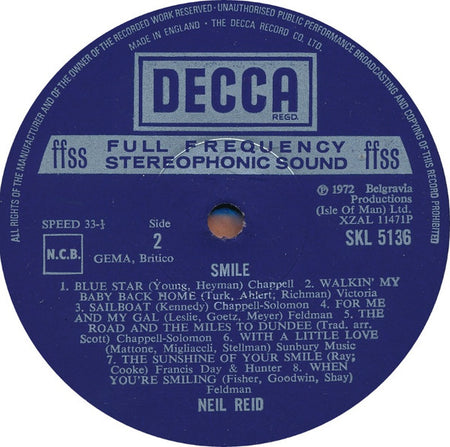 Neil Reid (3) : Smile (LP)