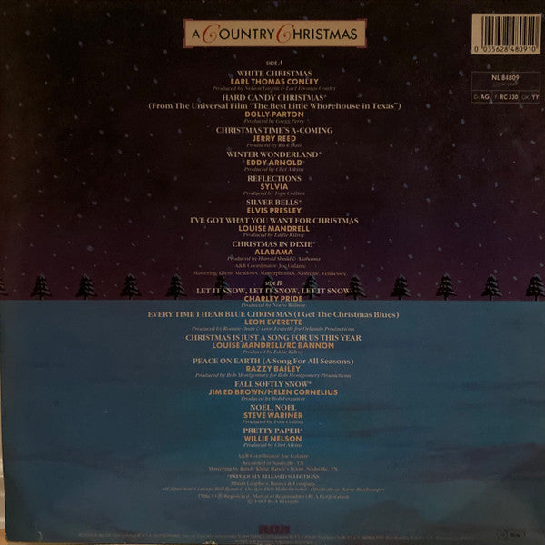 Various : A Country Christmas (LP, Comp)