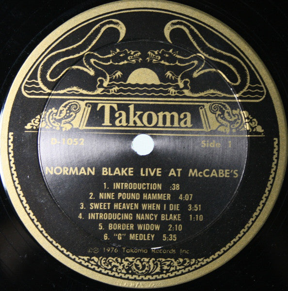 Norman Blake (2) : Live At McCabe's (LP, Album)