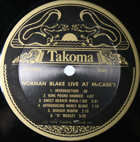 Norman Blake (2) : Live At McCabe's (LP, Album)