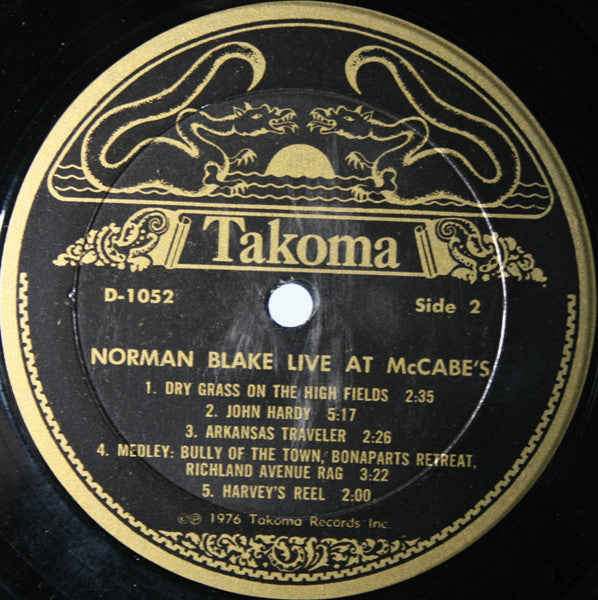 Norman Blake (2) : Live At McCabe's (LP, Album)