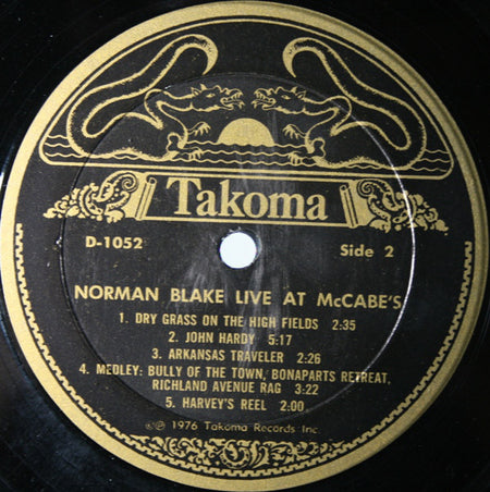 Norman Blake (2) : Live At McCabe's (LP, Album)
