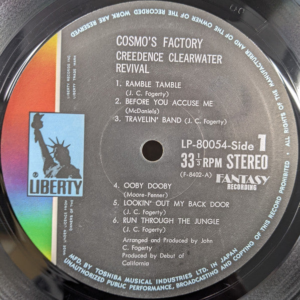 Creedence Clearwater Revival : Cosmo's Factory (LP, Album)