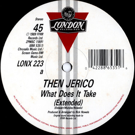 Then Jerico : What Does It Take (12")