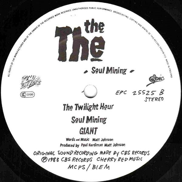 The The : Soul Mining (LP, Album, Bar)