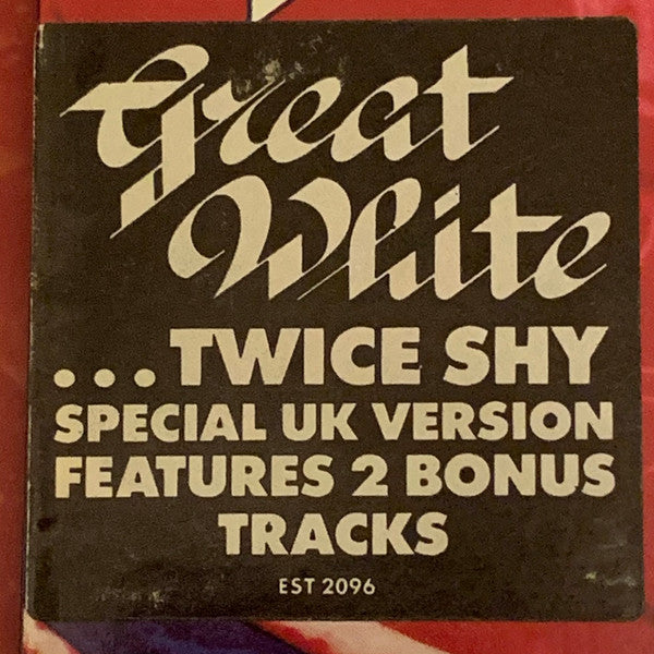 Great White : ... Twice Shy (LP, Album)
