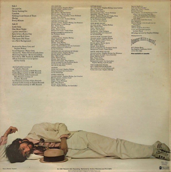 Stephen Bishop : Careless (LP, Album)