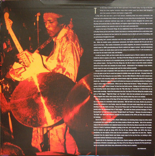 Jimi Hendrix : First Rays Of The New Rising Sun (2xLP, Album, Comp, Ltd, RE, RM)