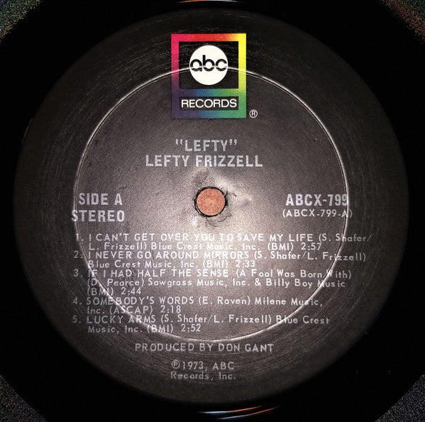Lefty Frizzell : The Legendary Lefty Frizell (LP, Album, RE, ABC)
