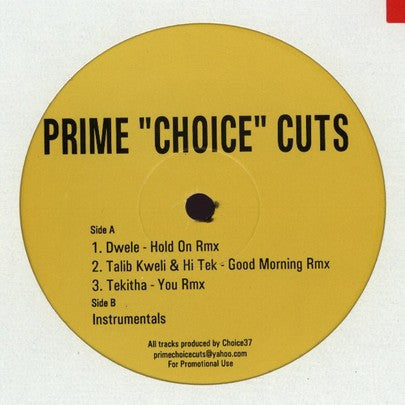 Choice37 : Prime Choice Cuts (12", EP, P/Unofficial, Promo)