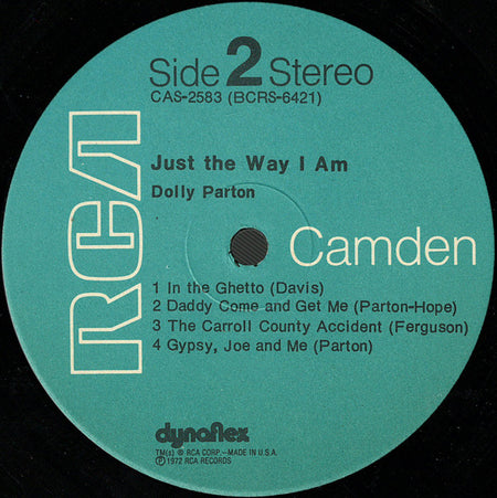 Dolly Parton : Just The Way I Am (LP, Comp, Ind)
