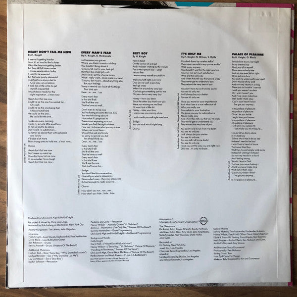 Holly Knight : Holly Knight (LP, Album)