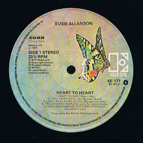Susie Allanson : Heart To Heart (LP, Album)