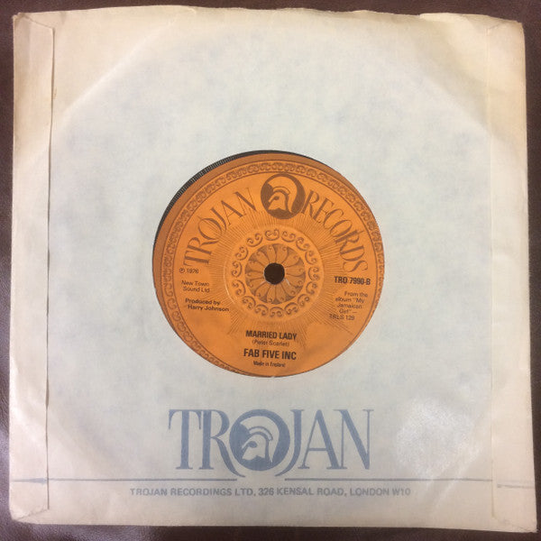 Fab Five Inc* : Love Me For A Reason (7", Pro)