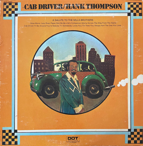 Hank Thompson : Cab Driver - A Salute To The Mills Brothers (LP, Album, Mon)