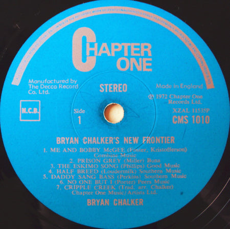Bryan Chalker : Bryan Chalker's New Frontier (LP, Album)