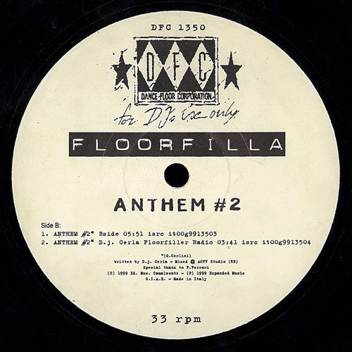 Floorfilla : Anthem #2 (12")