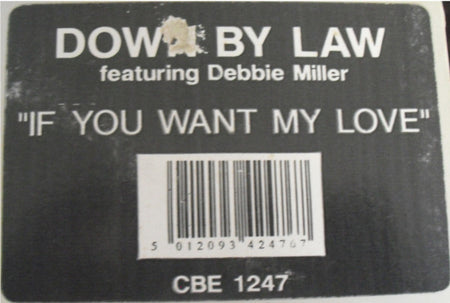 Down By Law Featuring Debbie Miller : If You Want My Love (12", Single)