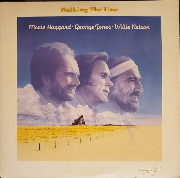 Merle Haggard • George Jones (2) • Willie Nelson : Walking The Line (LP, Comp)
