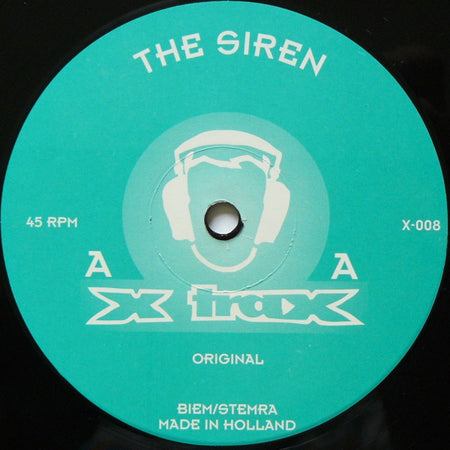 Vinny Vincent & Harry Hash : The Siren (12")