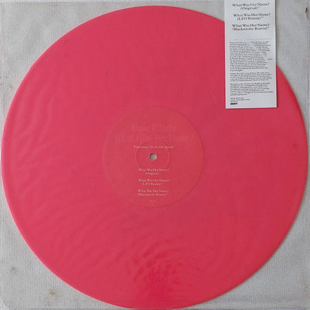 Dave Clarke Featuring Chicks On Speed : What Was Her Name? (12", Single, Ltd, Pin)