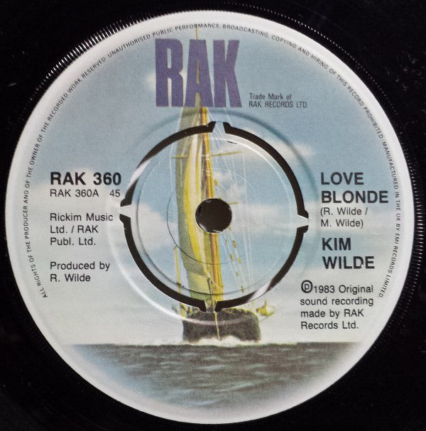 Kim Wilde : Love Blonde (7", Single, Kno)