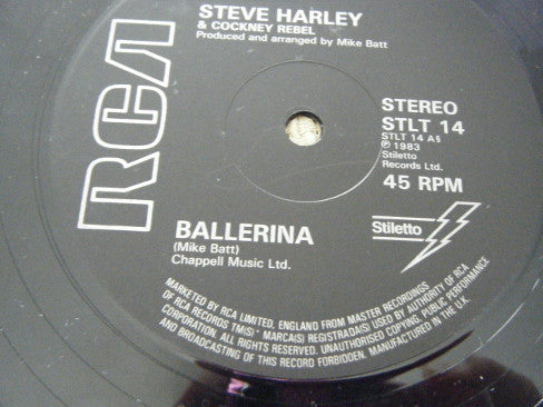 Steve Harley & Cockney Rebel : Sebastian / Ballerina (12")