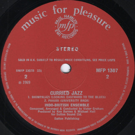 The Indo-British Ensemble : Curried Jazz (LP, Album)